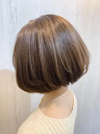 ショート カラー ヘアアレンジ HUENEST アカデミーサロンのヘアスタイル