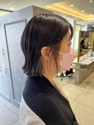 ショート カラー 吹田 駿 髪質改善縮毛矯正のヘアスタイル