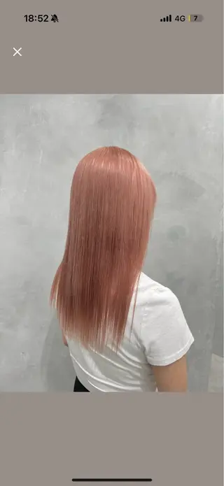 カラー 🩷hair salon dot. tokyo color 🩷所属・ハイトーンカラー ⌇Hao 🎀✮のヘアスタイル