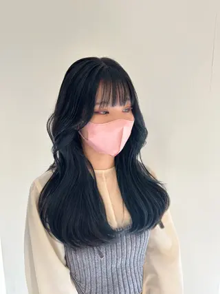セミロング 韓国🇰🇷ボブ✂︎ レイヤー✂︎三吉明人のヘアスタイル