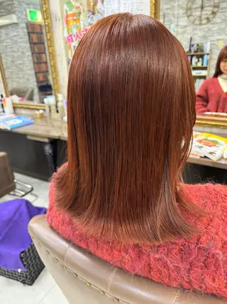 ミディアム 土屋朱理/ ハイトーンカラーのヘアスタイル