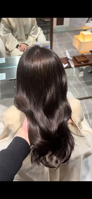 セミロング 髪質改善 田中大貴のヘアスタイル