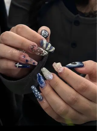 ネイル if Hair＆Nail Salon所属・IKA /海外ネイル /個性派/ワンホンのネイルデザイン