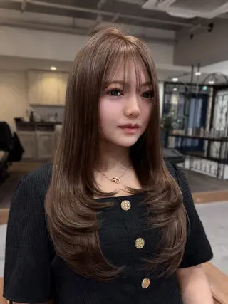 ロング 梅田トレンドレイヤー RISA🎀💕のヘアスタイル