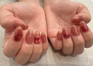 ネイル CoCoplus所属・mio 🌙͙𓍼 米泉店のネイルデザイン