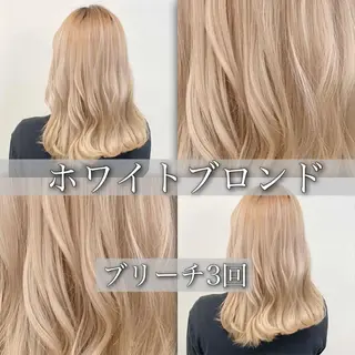 ロング カラー 🪄池袋ハイトーン 🪄ブリーチカラーのヘアスタイル