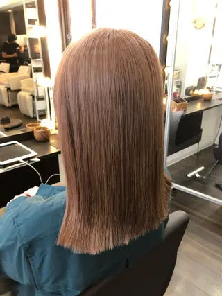 セミロング 美髪髪質改善✨ 店長 天城由香のヘアスタイル