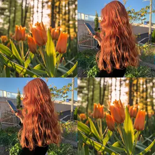 ロング カラー 🌿美髪縮毛矯正 のプロ安川🌿のヘアスタイル