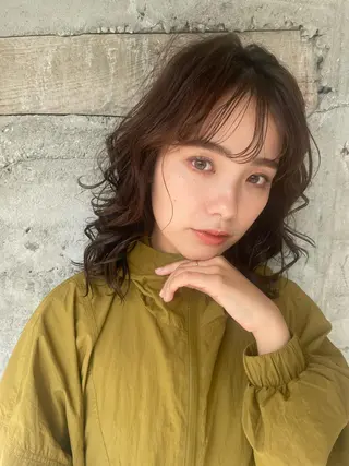 ミディアム カラー 畑中 康志のヘアスタイル