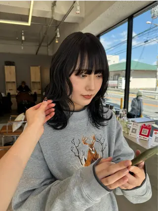 ロング カラー yuka🥕 橿原神宮前のヘアスタイル