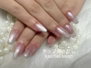 ネイル kao nail マグネット/長さだしのネイルデザイン