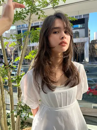 セミロング sakoda shunkiのヘアスタイル