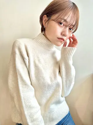 カラー MION✂️ 似合わせカットのヘアスタイル