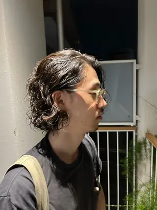 ミディアム パーマ メンズ メンズ特化/パーマ /フェード/洋輔のヘアスタイル