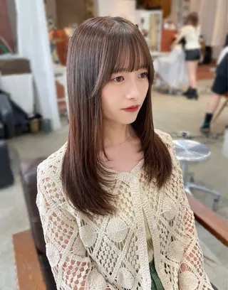 セミロング ショート/レイヤー カット/ミサキ💐のヘアスタイル