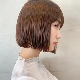 ショート カラー 🌱小顔ヘア/ボブ ミディアム/双葉🌱のヘアスタイル