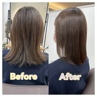 ミディアム カラー 村山 茉衣のヘアスタイル