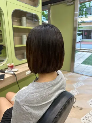 ショート yuka♡/ボブ カット/暖色カラーのヘアスタイル