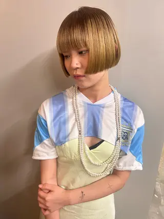ショート モデル募集中🥚福岡 kii anju🐄のヘアスタイル