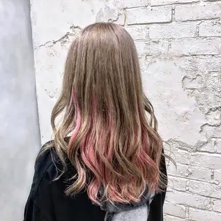 セミロング 派手髪支持率No1 Eisukeのヘアスタイル