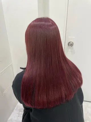 ミディアム カラー 🎀🧁ダメージレス 艶髪カラー🧁🎀のヘアスタイル