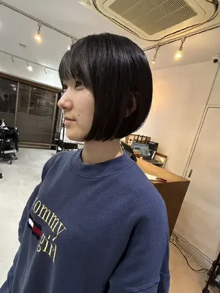 ショート 🌈扱いやすいボブ× ブリーチ🌈TAMEのヘアスタイル