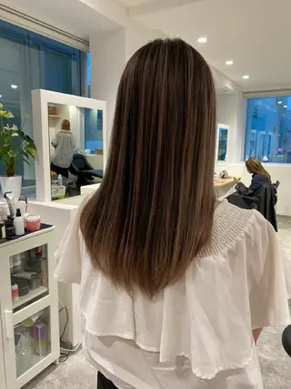 ミディアム カラー JILBLAN京都 ショート/ハイライトのヘアスタイル