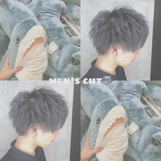 カラー メンズ ヲタク美容師 店長　上原のヘアスタイル