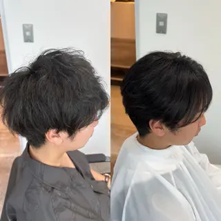 メンズ 髪質改善＆縮毛矯正専門店LAMRON所属・☁究極自然な縮毛矯正 ︎︎☁横山寛人︎︎☁のヘアスタイル