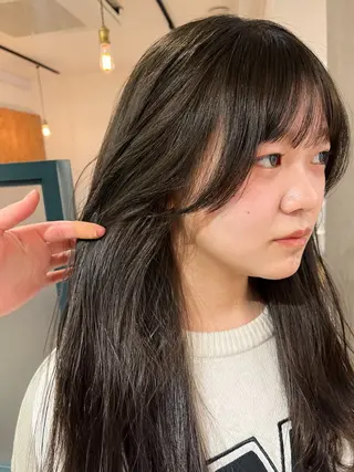 ロング カラー 暖色/パーマ 🌼クニトウメイのヘアスタイル