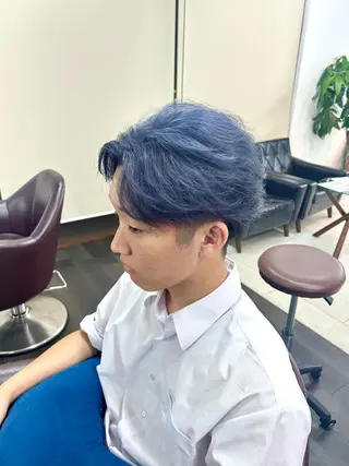 ショート カラー メンズ メンズパーマの達人 /タカシマ　ダイスケのヘアスタイル