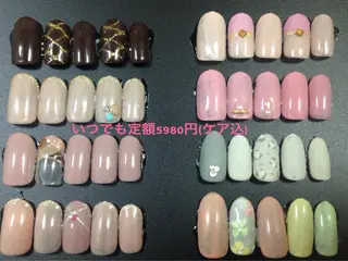 ネイル リラネイル所属・福田 美代子のネイルデザイン