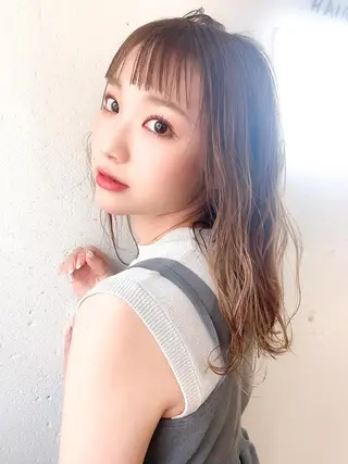 セミロング HAIR WORKS HELM所属・ショート✨ボブ✨代表 新田見美仁のヘアスタイル