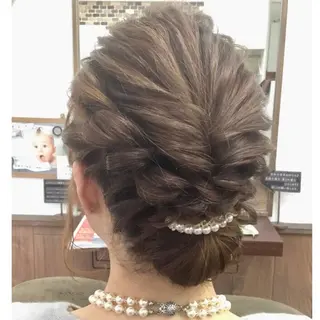 ヘアアレンジ GLITTER NAILS高速長田のマツエク・マツパデザイン