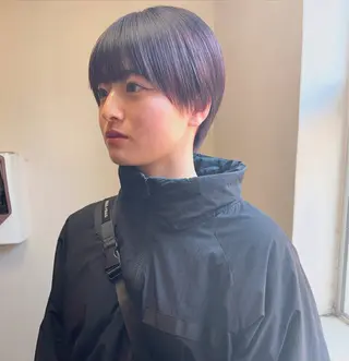 ショート カラー 野村矩樂/パーマ /縮毛矯正のヘアスタイル