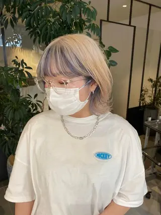 ショート カラー パーマ ヘアアレンジ メンズ キッズ ネイル マツエク・マツパ アイブロウ Eirデザイナーズ サロン茶屋町tomoのヘアスタイル