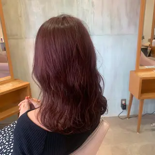 ミディアム カラー 中村 瑞希のヘアスタイル