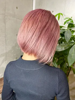 カラー 名古屋のピンク好き かずくん🦩のヘアスタイル