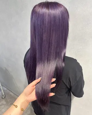 ロング カラー 唐澤 千尋のヘアスタイル