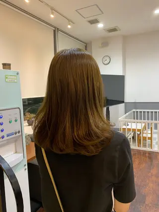 セミロング ALBUM  池袋所属・ショート/レイヤー/ パーマ特化/笠原翔一のヘアスタイル