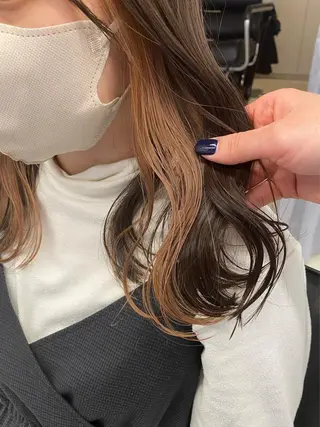 セミロング カラー ヘアアレンジ Eleanor池袋東口2nd所属・池袋/韓国レイヤー 💗🐇amiのヘアスタイル