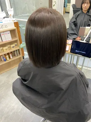 ショート カラー Kotoko🖤/海 外/バレイヤージュのヘアスタイル