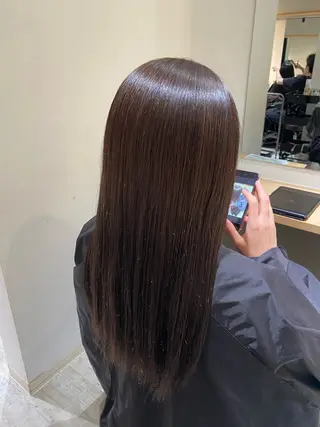 カラー diar江ノ島所属・mai🤍透明感/ 縮毛矯正/藤沢江ノ島のヘアスタイル