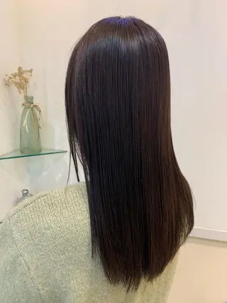 カラー ブリーチしない暖色 カラー🥀杉 優菜のヘアスタイル