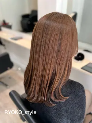 セミロング カラー パーマ ヘアアレンジ メンズ ワット 原宿のヘアスタイル