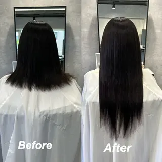 ロング プルエクステ/インナ ーカラー🦊はるなのヘアスタイル