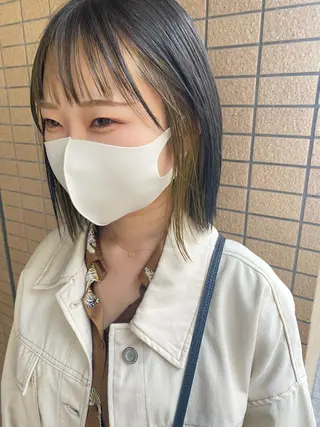 ミディアム カラー イチカワ ミオ/ minim hairのヘアスタイル