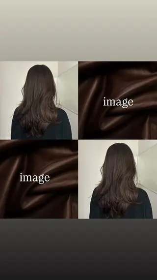 ロング 艶感カラー/ senri.のヘアスタイル