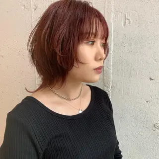 ミディアム カラー 🎈馬場佑馬/ スパイラルパーマ🎈のヘアスタイル