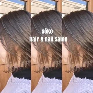 ショート カラー ヘアアレンジ sōko   Hair&Nail Salon所属・🫧一気にあか抜け 🫧mayuのヘアスタイル